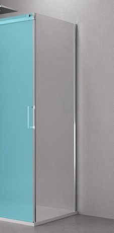 POLYSAN THRON LINE 80cm pevná sprchová stena do kombinácie, profil chróm, sklo číre, TL3080
