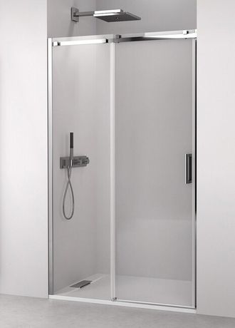 POLYSAN THRON LINE SQUARE 110cm dvere do niky / sprchový kút obdĺžnikový rohový, profil chróm, sklo číre, TL5011-5002
