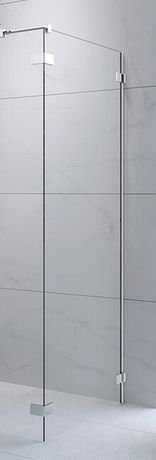 RADAWAY ARTA S2 100cm bočná pevná stena do kombinácie, profil chróm, sklo číre, 386112-03-01