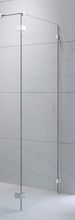 RADAWAY ARTA S2 75cm bočná pevná stena do kombinácie, profil chróm, sklo číre, 386108-03-01