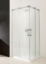 RADAWAY ESPERA KDD 120cm ľavé dvere do kombinácie / sprchový kút hranatý, profil chróm, sklo číre, 380153-01L