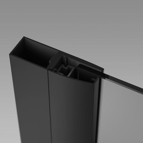RADAWAY FUENTA NEW +40mm predlžovací profil, čierny, P01-155200054
