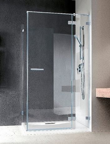 RADAWAY EUPHORIA KDJ 110cm pravé dvere do kombinácie / sprchový kút hranatý, profil chróm, sklo číre, 383812-01R383241-01R