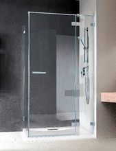 RADAWAY EUPHORIA KDJ 120cm pravé dvere do kombinácie / sprchový kút hranatý, profil chróm, sklo číre, 383812-01R383240-01R