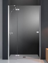 RADAWAY FUENTA NEW DWJ 90cm ľavé sprchové dvere do niky, profil chróm, sklo číre, 384013-01-01L