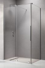 RADAWAY FURO KDJ 90cm ľavé dvere do kombinácie / sprchový kút rohový, profil chróm, sklo číre, 10104472-01-01L10110430-01-01