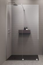 RADAWAY FURO WALK-IN 110cm ľavá sprchová stena s posuvným dielom, profil chróm, sklo číre