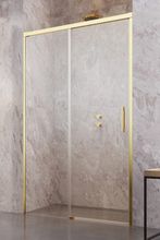 RADAWAY IDEA GOLD DWJ 100cm ľavé sprchové dvere do niky, profil zlatý, sklo číre, 387014-09-01L