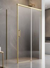 RADAWAY IDEA GOLD KDJ 110cm pravé dvere do kombinácie / sprchový kút rohový, profil zlatý, sklo číre, 387041-09-01R