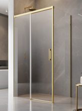 RADAWAY IDEA GOLD KDJ 120cm ľavé dvere do kombinácie / sprchový kút rohový, profil zlatý, sklo číre, 387042-09-01L