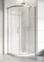 RADAWAY IDEA PDD 100cm sprchový kút štvrťkruhový, profil chróm, sklo číre, 387139-01-01387142-01-01