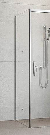RADAWAY IDEA S1 100cm ľavá bočná stena do kombinácie, profil chróm, sklo číre, 387052-01-01L