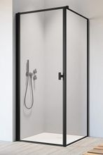 RADAWAY NES BLACK KDJ I FRAME 100cm ľavé dvere do kombinácie / sprchový kút rohový, profil čierny, sklo frame, 10022100-54-56L