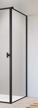 RADAWAY NES BLACK S1 FRAME 70cm bočná pevná stena do kombinácie, profil čierny, sklo frame, 10039070-54-56