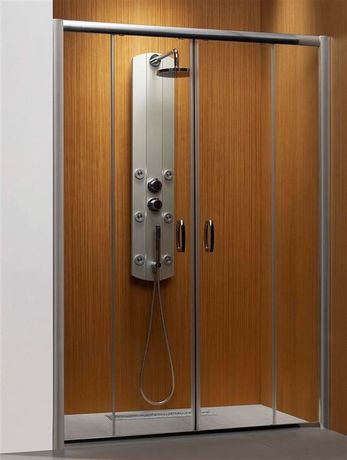 RADAWAY PREMIUM PLUS DWD 140cm sprchové dvere do niky / sprchový kút hranatý, profil chróm
