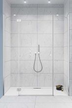 RADAWAY TORRENTA DWJS 160cm ľavé sprchové dvere do niky, profil chróm, sklo číre, 1320812-01-01L1320370-01-01