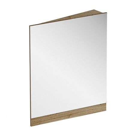 RAVAK 10° 55 x 15 x 75cm pravé zrkadlo rohové kúpeľňové, orech, X000001075