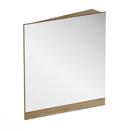 RAVAK 10° 65 x 15 x 75cm pravé zrkadlo rohové kúpeľňové, orech, X000001081
