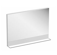 RAVAK FORMY 100 x 15 x 71cm zrkadlo kúpeľňové s poličkou, biele, X000000983