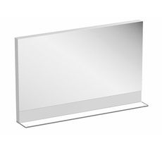 RAVAK FORMY 120 x 15 x 71cm zrkadlo kúpeľňové s poličkou, biele, X000001045