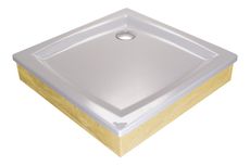 RAVAK PERSEUS EX 100cm štvorcová sprchová vanička samonosná, akrylátová, A02AA01310