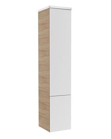 RAVAK ROSA II 30,5 x 35 x 153,5cm skrinka kúpeľňová vysoká, cappuccino/biela, X000000929