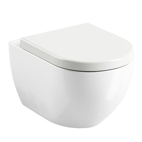 RAVAK UNI CHROME RIM 51cm WC závesné, biele, X01516