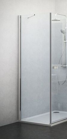 ROTH ELEGANT LINE GBL 80cm ľavá pevná sprchová stena / walk-in sprchový kút, profil brillant, sklo číre, 133-800000L-00-02