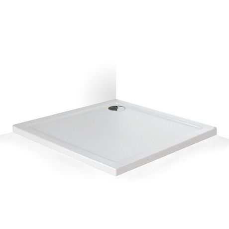 ROTH FLAT STONE EFFECT 100cm sprchová vanička štvorcová, akrylát, biela, 8000315