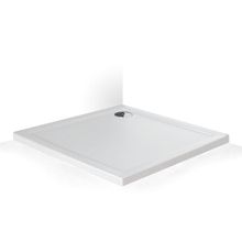 ROTH FLAT STONE EFFECT 80cm sprchová vanička štvorcová, akrylát, biela, 8000311
