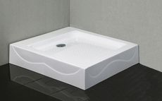 SAMPLUS 90cm sprchová vanička štvorcová, akrylát, E201