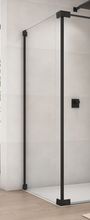 SANSWISS CADURA BLACK CAT2 100cm pevná bočná stena do kombinácie, profil čierny