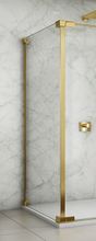 SANSWISS CADURA GOLD CAT2 100cm pevná bočná stena do kombinácie, profil zlatý