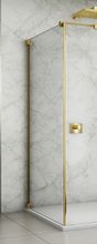 SANSWISS CADURA GOLD CAT5 100cm pevná bočná stena do kombinácie, profil zlatý
