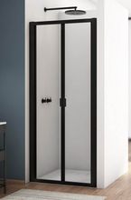 SANSWISS DIVERA BLACK D22K ATYP 80 - 100cm dvere do niky alebo do kombinácie / sprchový kút rohový, profil čierny matný