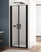 SANSWISS DIVERA BLACK D22T2 100cm dvere do niky alebo do kombinácie / sprchový kút rohový, profil čierny matný