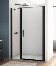SANSWISS DIVERA BLACK D22T31 110cm dvere do niky alebo do kombinácie / sprchový kút rohový, vstup 53cm, profil čierny matný