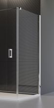 SANSWISS PUR PUDT2P 100cm pevná bočná stena (k otváracej strane dverí) s vyrovnávacím profilom, chróm