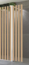 SANSWISS WALK-IN EASY WHITE BTE3 ukončovací profil s krátkou otočnou stenou 180° do kombinácie, profil biely, sklo japan, BTE304060982