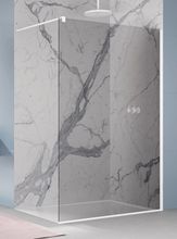 SANSWISS WALK-IN EASY WHITE STR4P 20 100cm pevná sprchová stena samostatná alebo do kombinácie, profil biely, sklo parsol šedé, STR4P1000920
