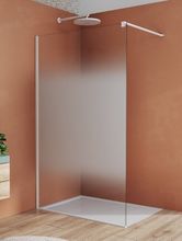 SANSWISS WALK-IN EASY WHITE STR4P 160cm pevná sprchová stena samostatná alebo do kombinácie, profil biely, sklo shade, STR4P1600968