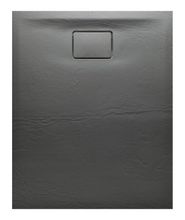 SAPHO ACORA 120 x 80cm obdĺžniková sprchová vanička, liaty mramor, štruktúra kameňa, šedá, AC024