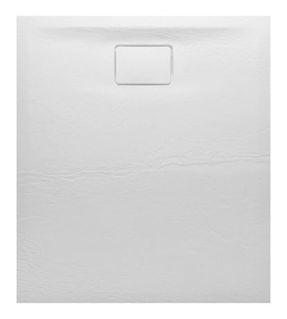 SAPHO ACORA 120 x 90cm obdĺžniková sprchová vanička, liaty mramor, štruktúra kameňa, biela, AC005