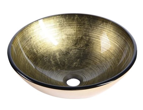SAPHO BEAUTY FIANNA Ø42cm umývadlo na dosku okrúhle, bez prepadu, sklenené, 2501-21