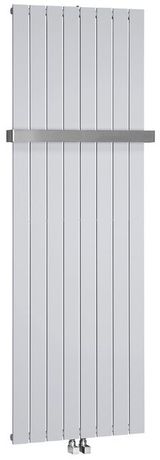 SAPHO COLONNA 60,2 x 180cm 1205W kúpeľňový radiátor, stredové pripojenie, strieborná, IR146