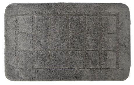 SAPHO DELHI 50 x 80cm predložka kúpeľňová protišmyková, PE, šedá, 1712300