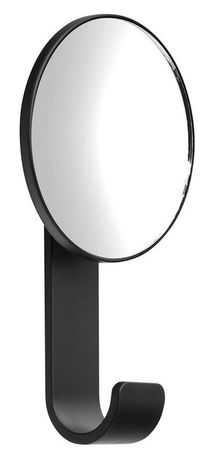 SAPHO FRODO kozmetické zrkadielko s háčikom, čierna, 03108010