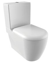 SAPHO GRANDE XL 73cm WC kombi komplet so splachovaním, zadný/spodný odpad, biele, GR360