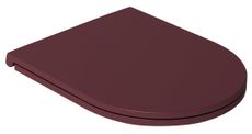 SAPHO INFINITY WC sedadlo SLIM soft close, duroplast, maroon red, 40KF0543I-S