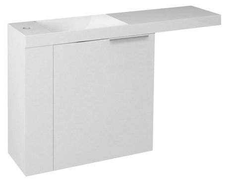 SAPHO LATUS VI 50 x 22 x 50cm ľavá skrinka pod umývadlo závesná, biela lesklá, LT615-3030